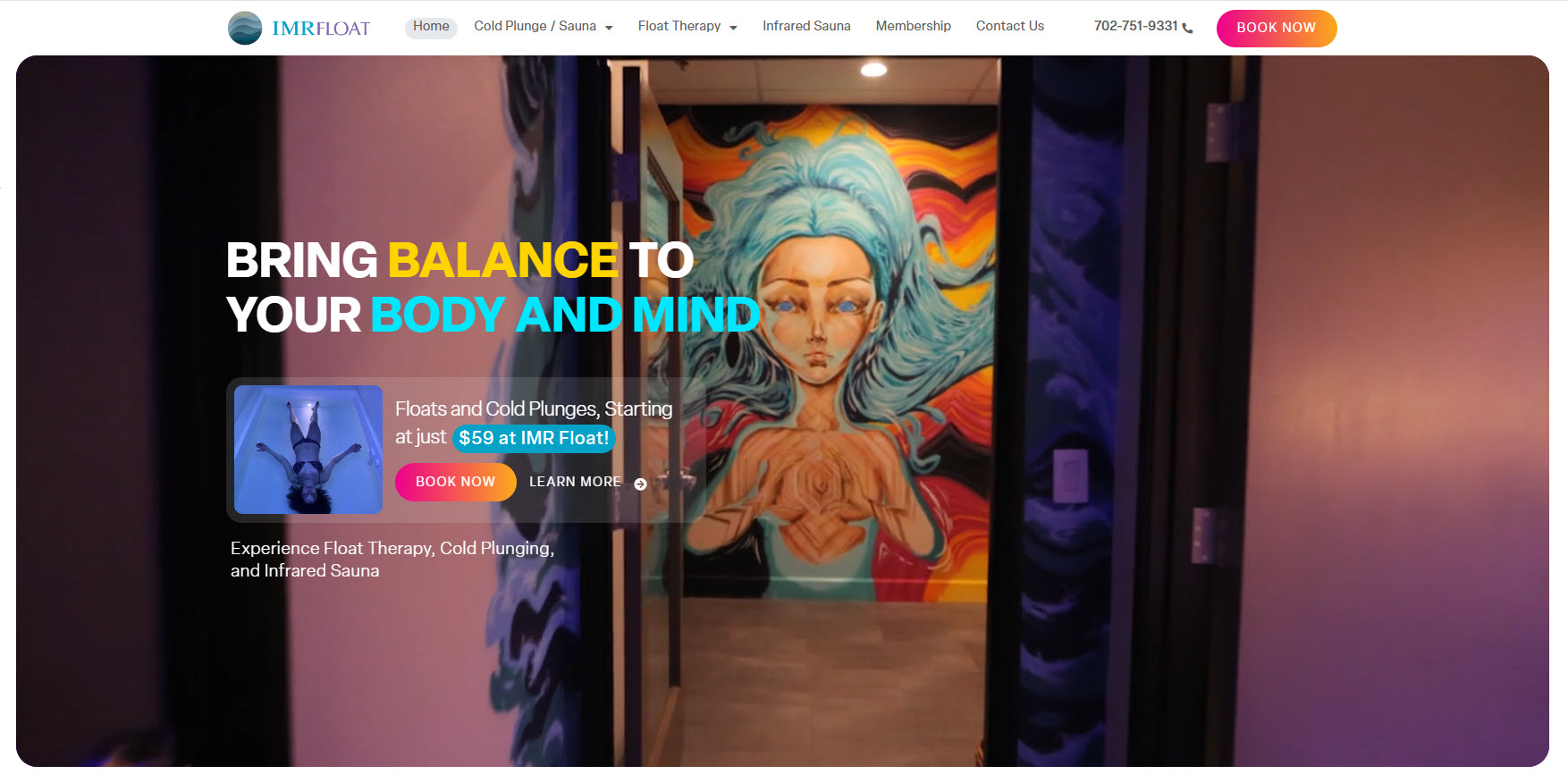 IMR Float — recovery studio in Henderson, NV