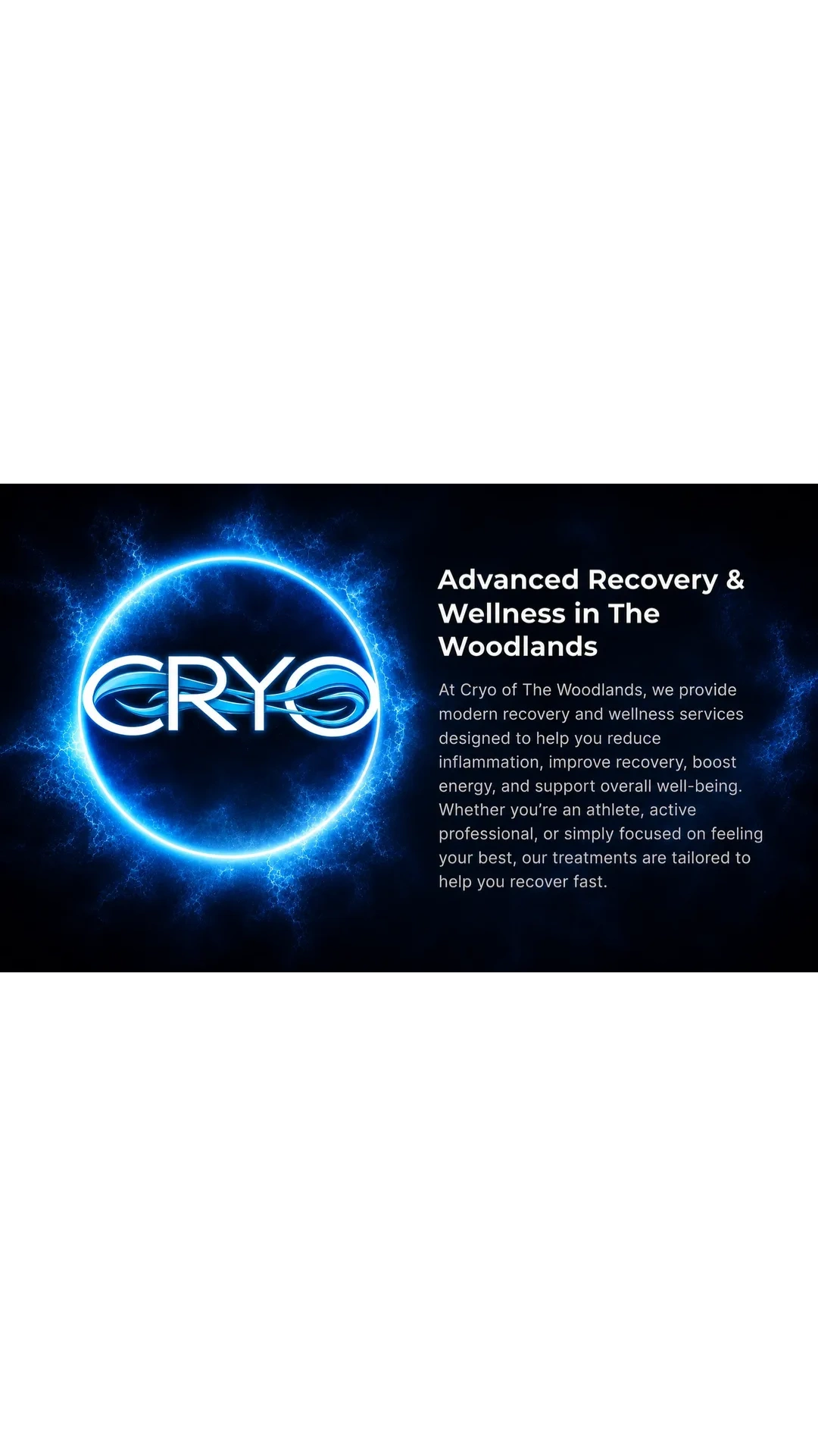 Cryo of The Woodlands — recovery studio in Spring, TX