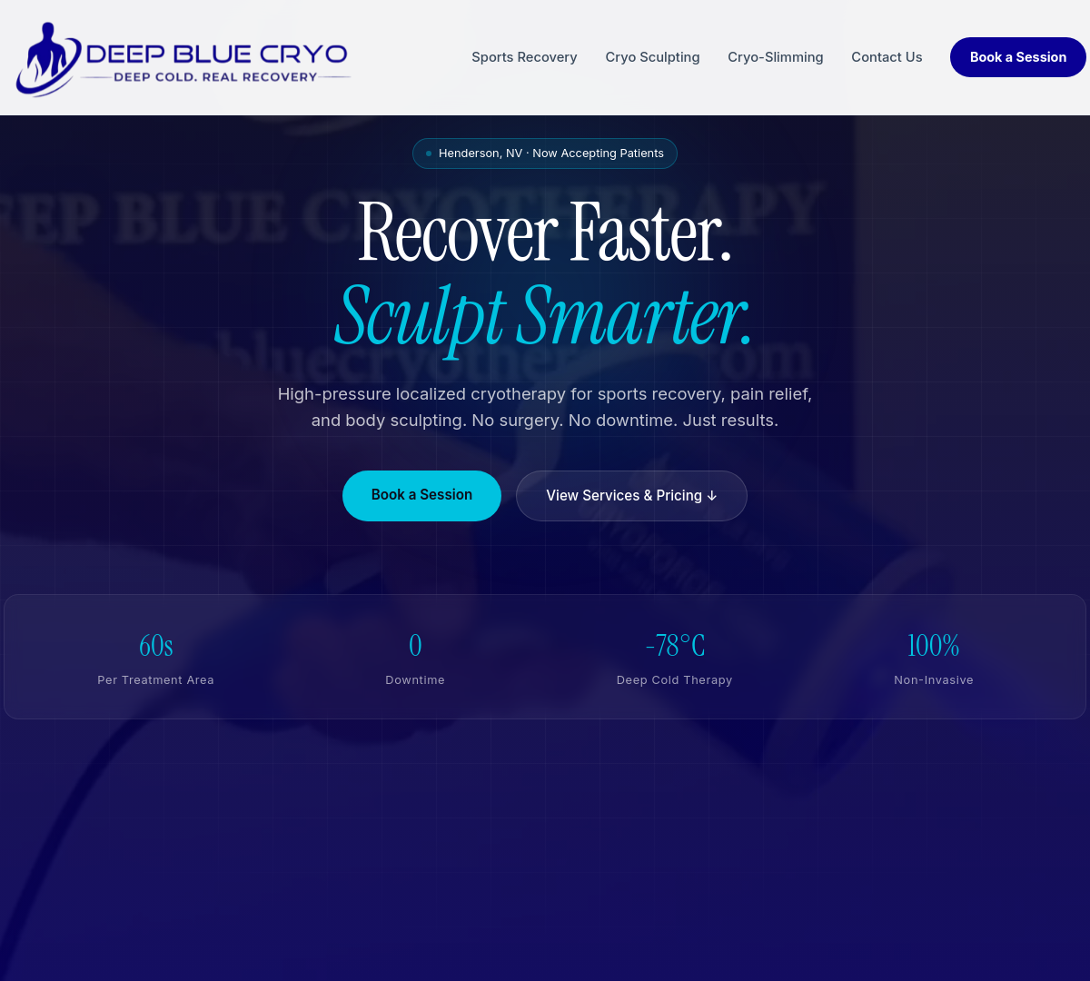 Deep Blue Cryotherapy — recovery studio in Henderson, NV