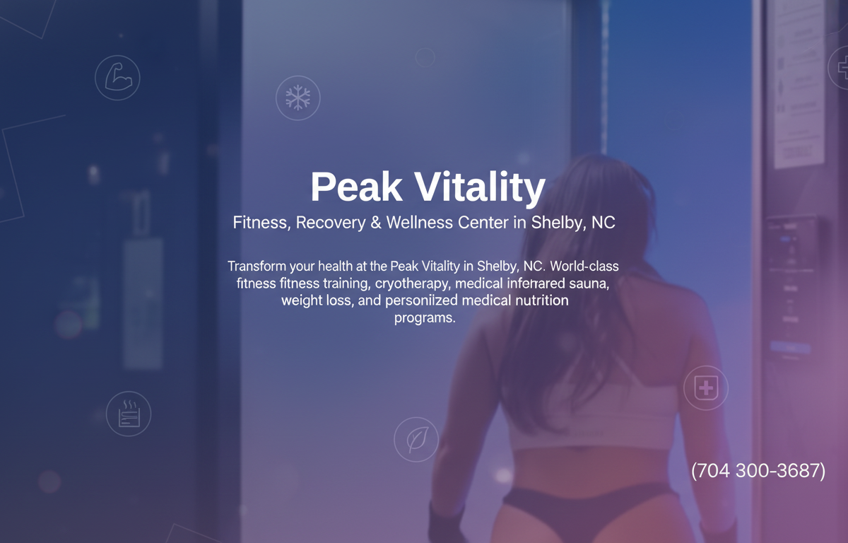 Peak Vitality NC — recovery studio in Shelby, NC