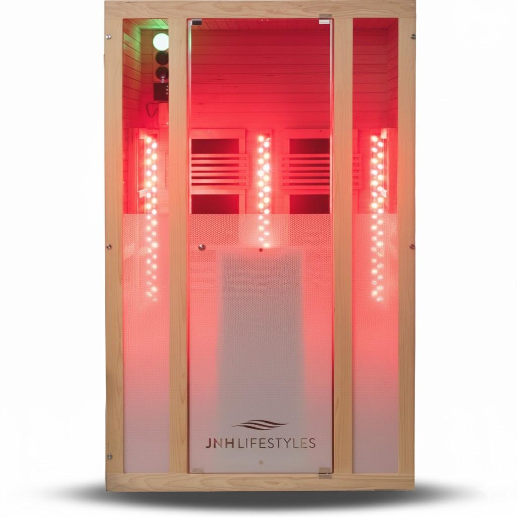 JNH Lifestyles Arki Duo 2-Person Red Light + Full Spectrum Infrared Sauna — photo 3