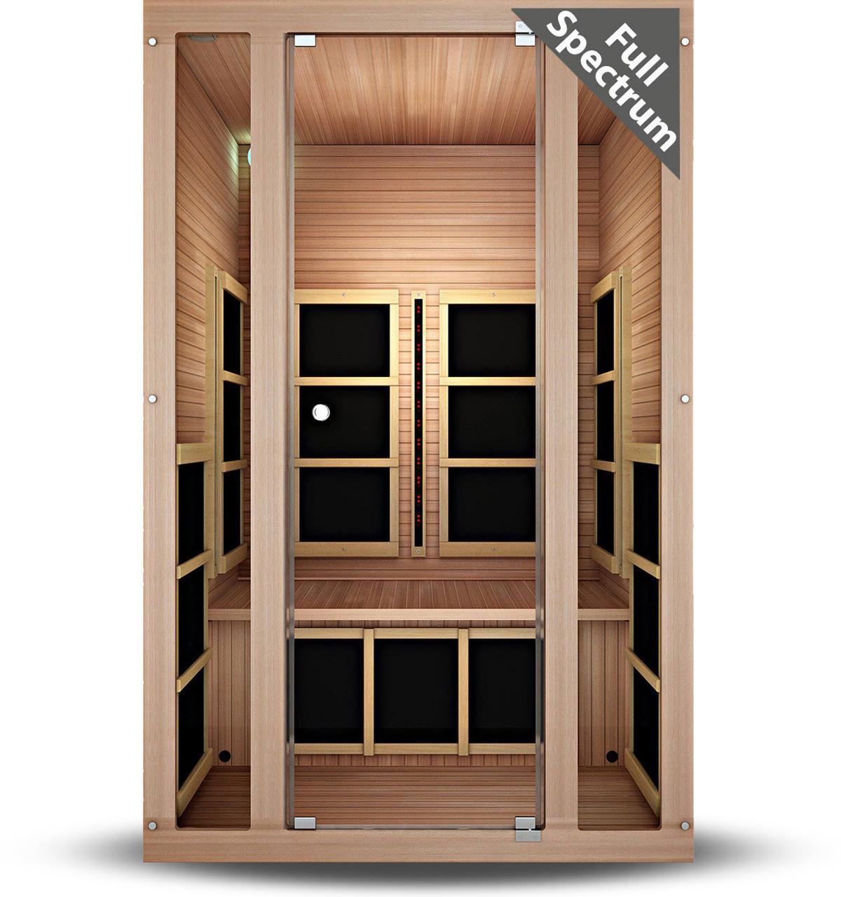 JNH Lifestyles Tosi 2-Person Full Spectrum Infrared Sauna — photo 2